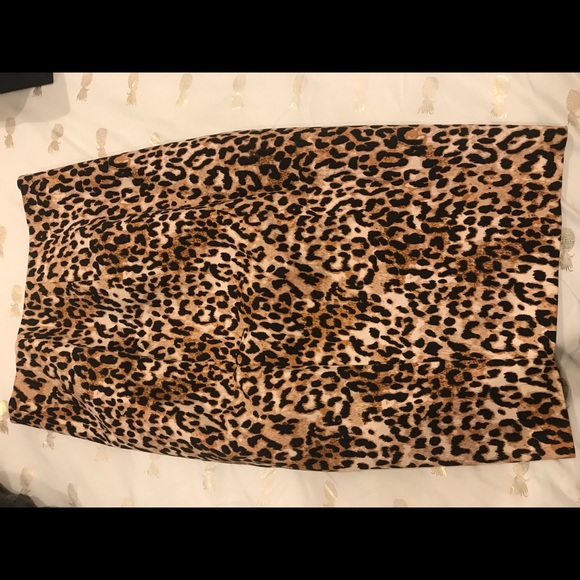 Leopard Print Skirt - Picture 2 of 2